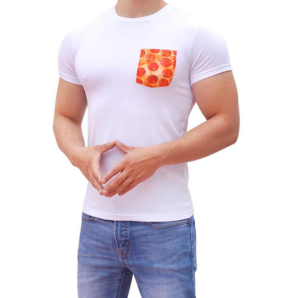 White T-shirt Pepperonis Bag