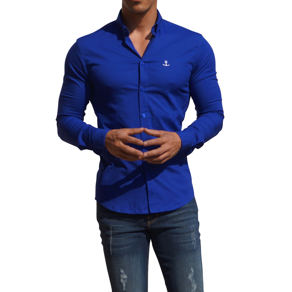 King Blue Long Sleeve Shirt