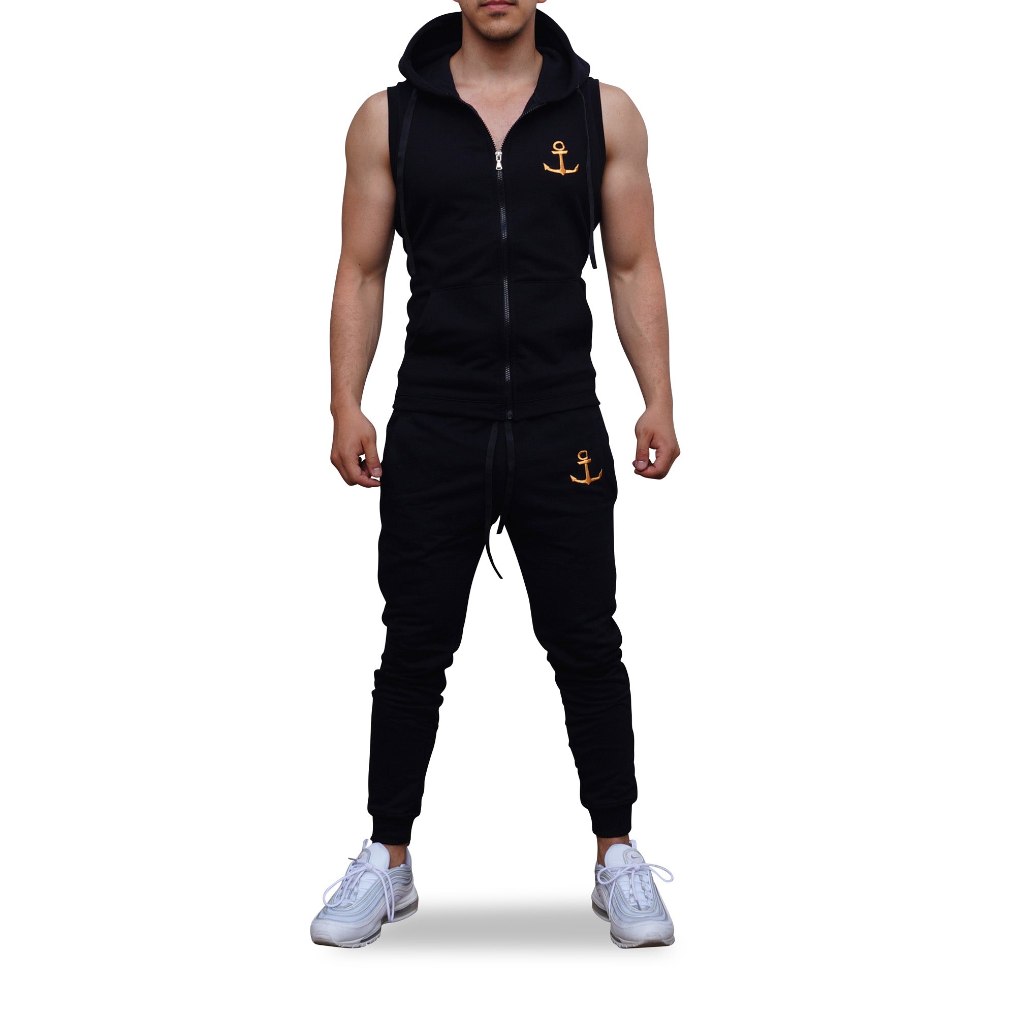 Black Vest Golden Logo
