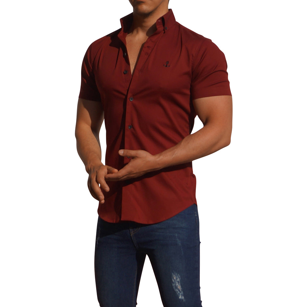 Camisa Vino Manga Corta Vino