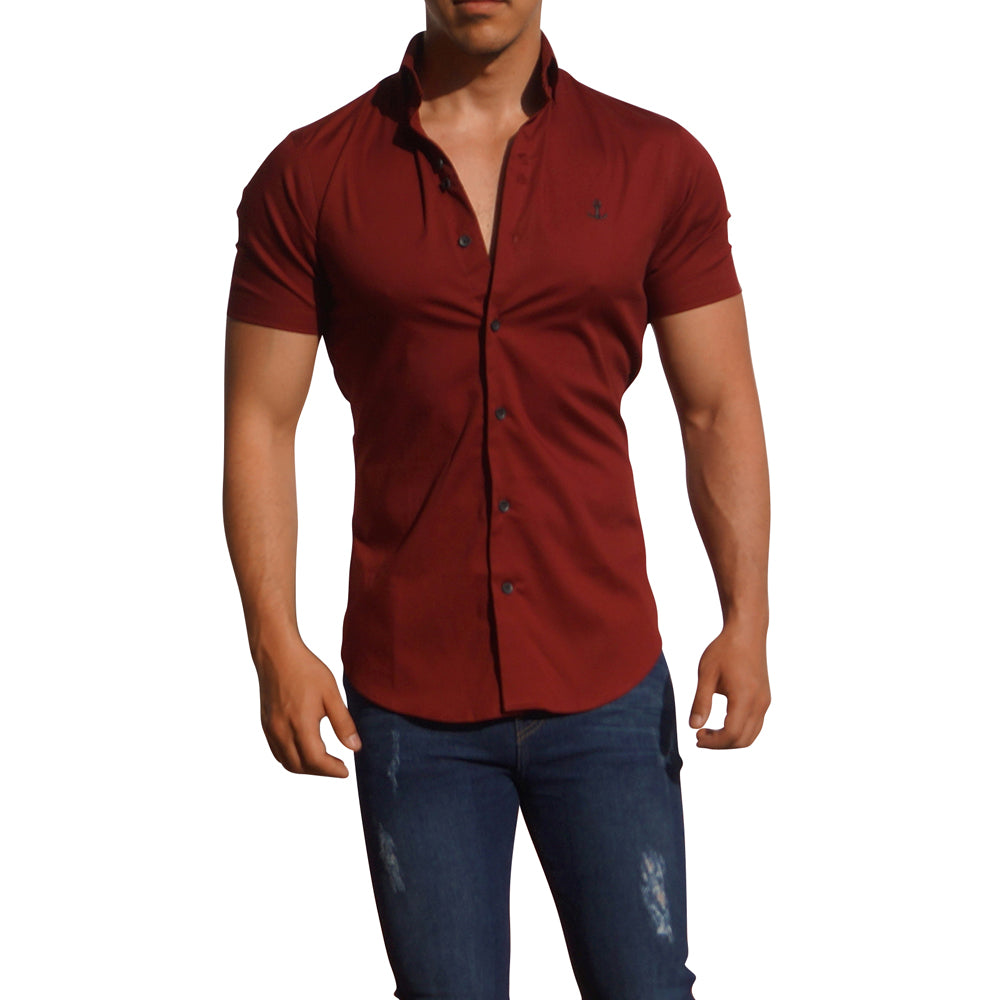 Camisa Vino Manga Corta Vino