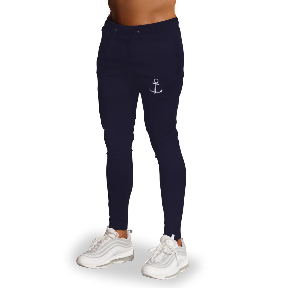 Delta Track Pants Marino Ancla Blanca