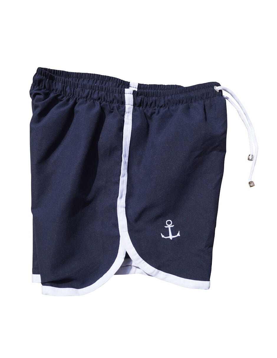 Traje De Baño Marino Logo Blanco