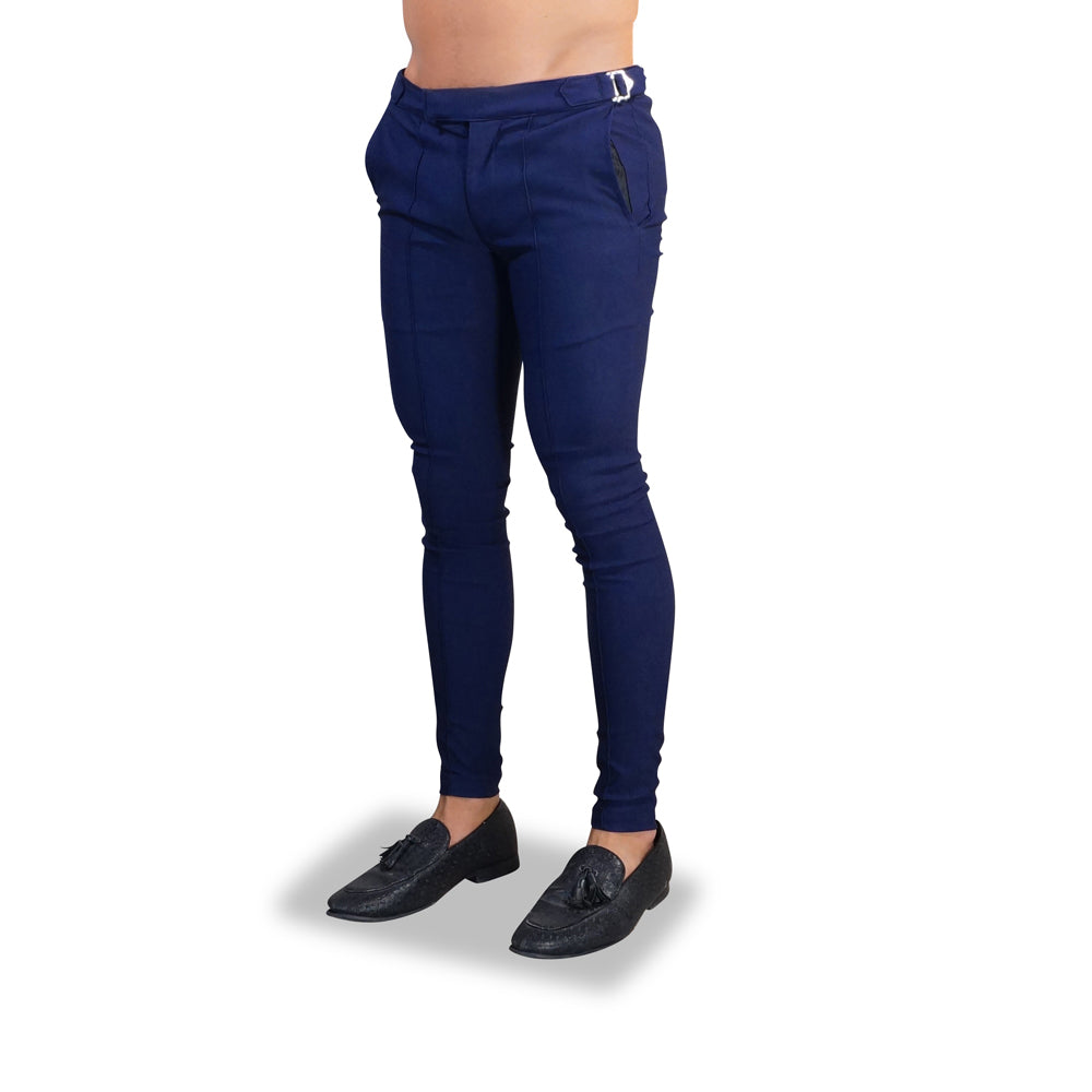 Semi Formal Navy Trouser Super Skinny Slim