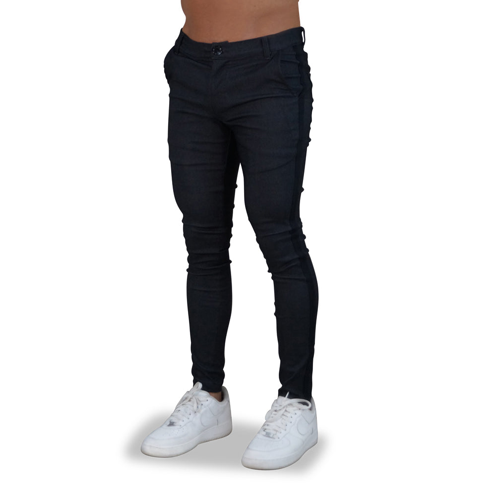 Trouser Side Stripe Oxford Super Skinny Slim