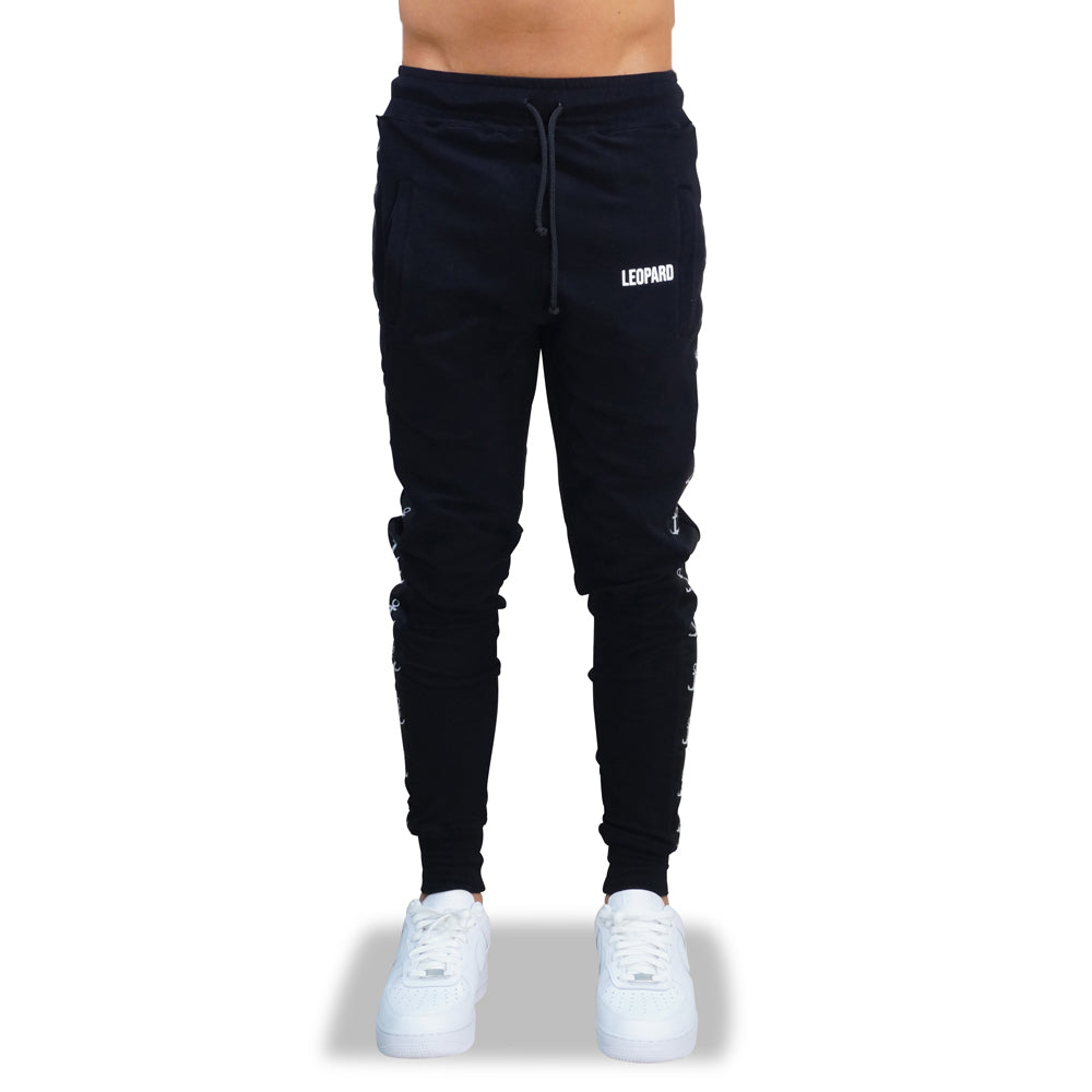 Alpha Track Jogger Logo Stripe Black