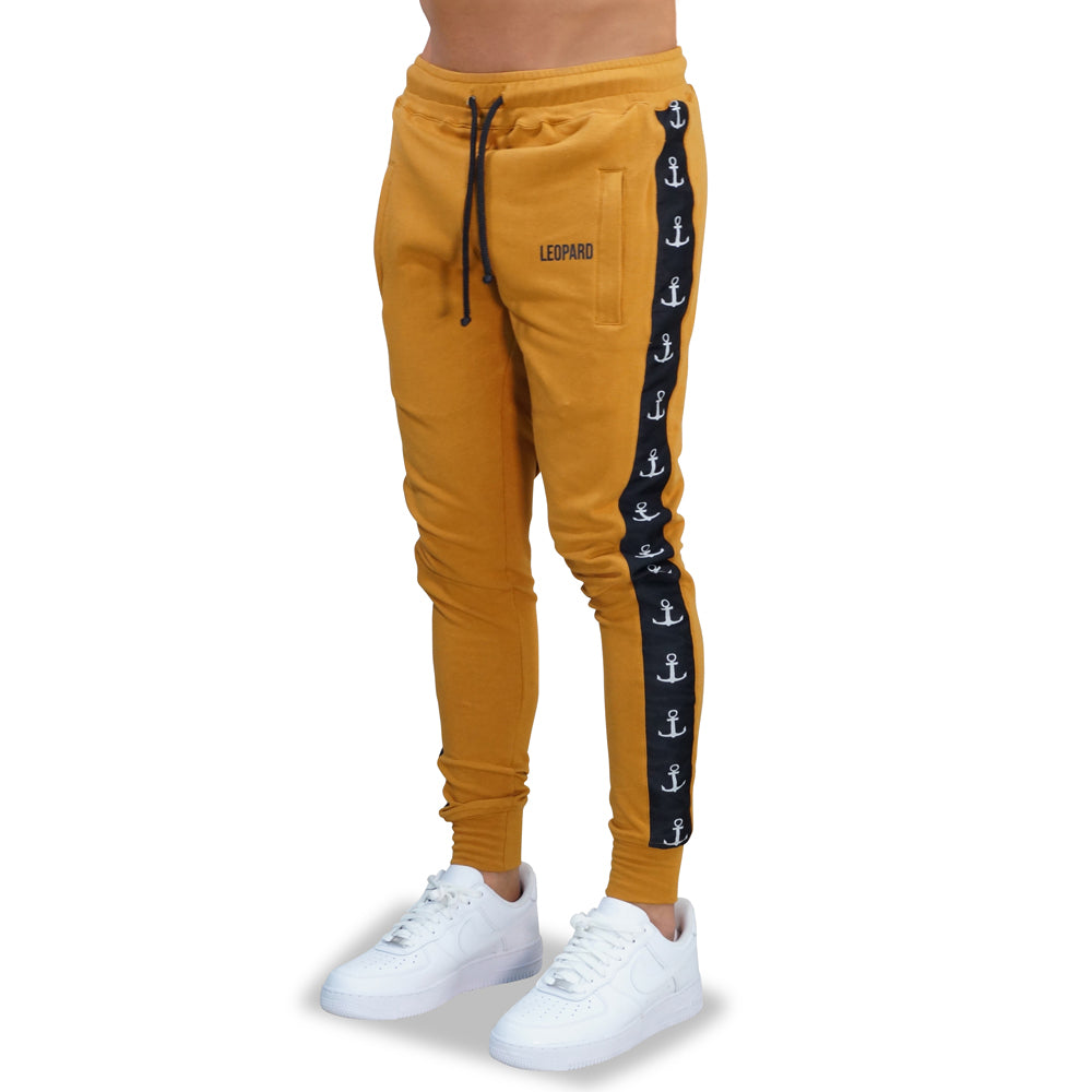 Alpha Track Jogger Logo Stripe Camel