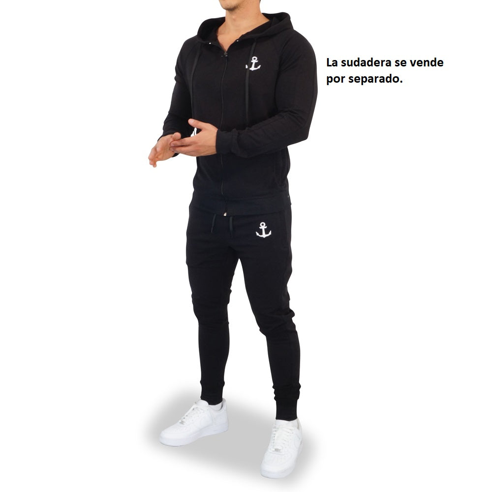 Alpha Track Jogger Black Stripe Black