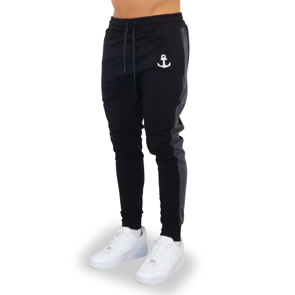 Alpha Track Jogger Black Stripe Oxford