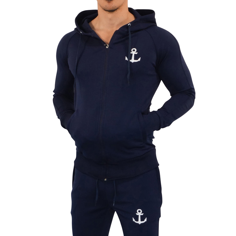 Delta Jacket Marino Ancla Blanca