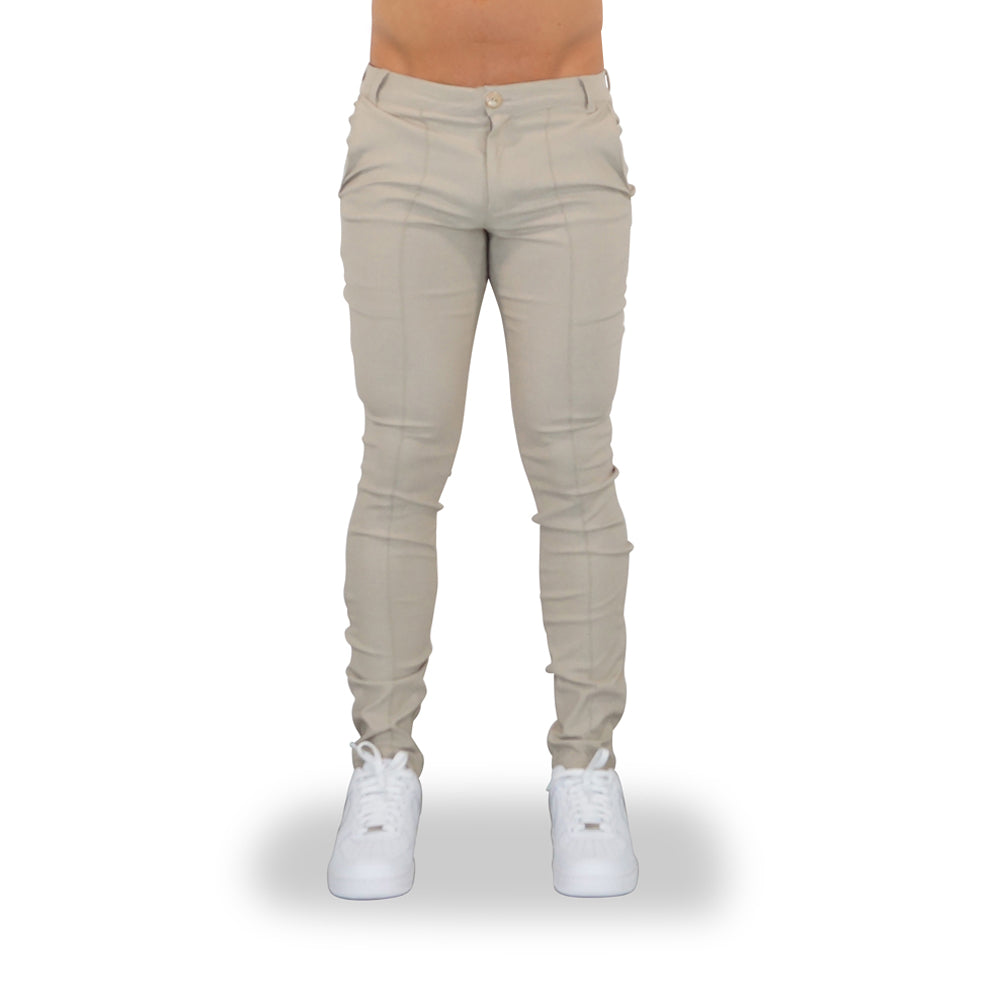 Semi Formal Trouser Slim Fit Beige