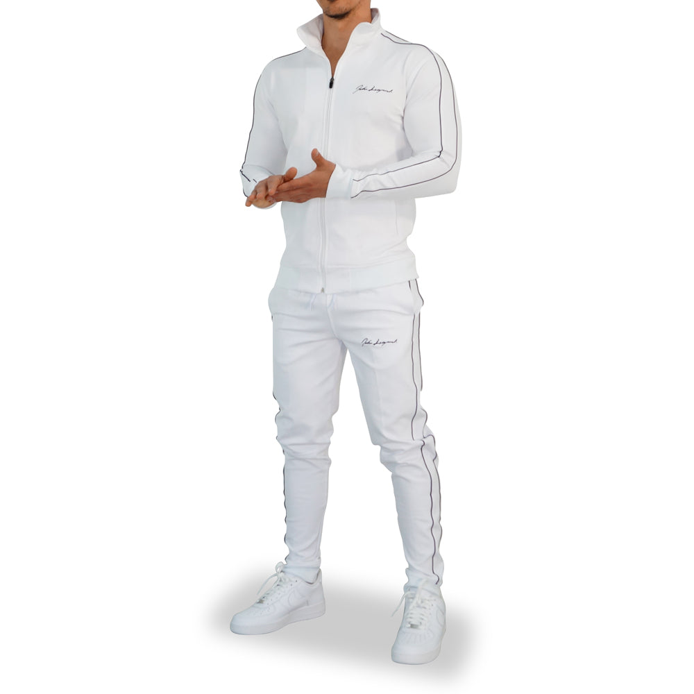 Scuderia Tracksuit Blanco Logo Marino