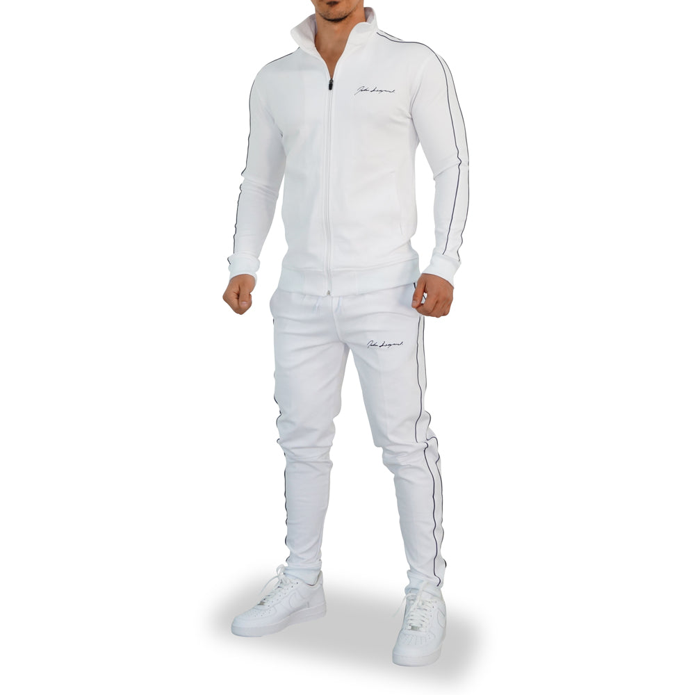 Scuderia Tracksuit Blanco Logo Marino