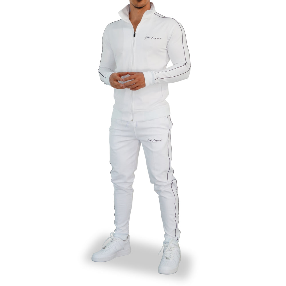Scuderia Tracksuit Blanco Logo Marino