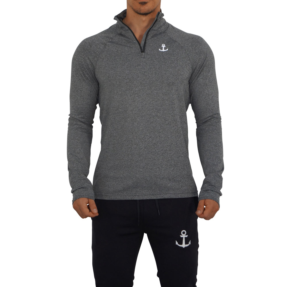 Agile Light Sweatshirt Logo Gris