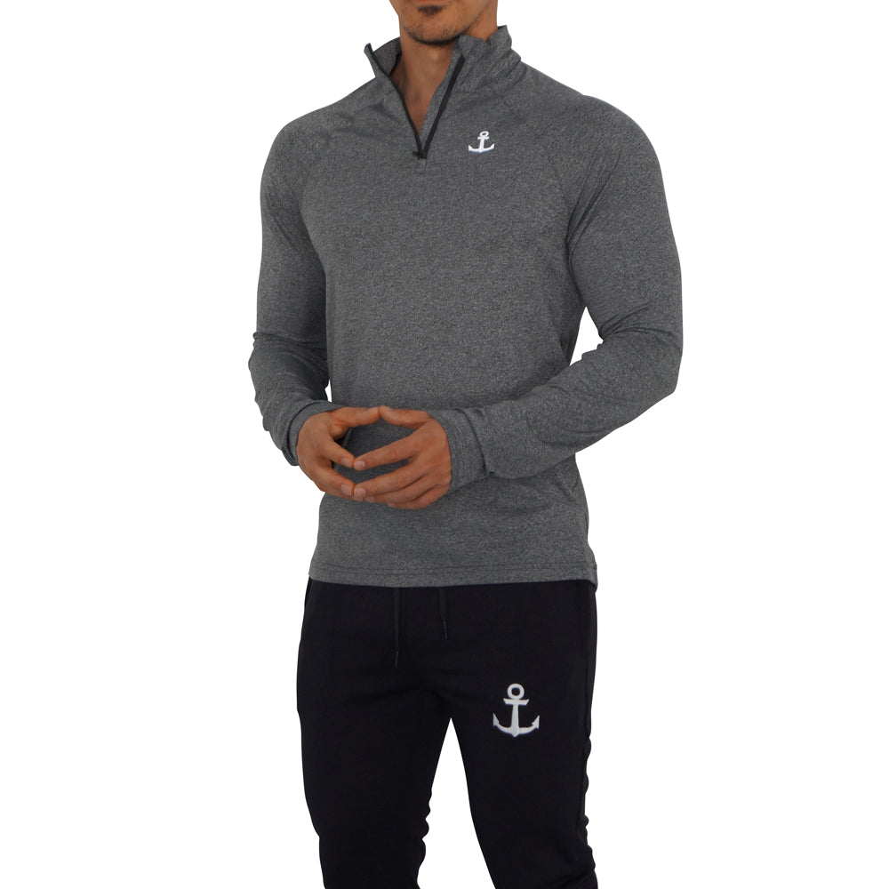 Agile Light Sweatshirt Logo Gris