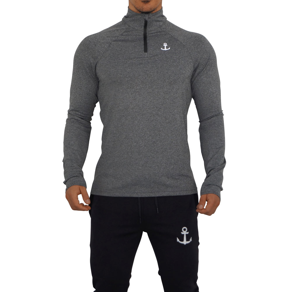 Agile Light Sweatshirt Logo Gris