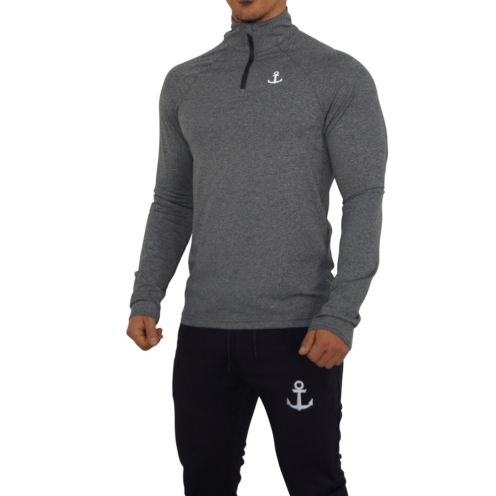 Agile Light Sweatshirt Logo Gris