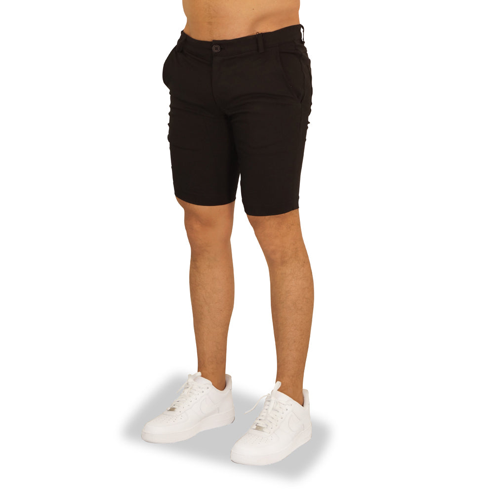 Short Skinny Ultra Stretch Chino Negro