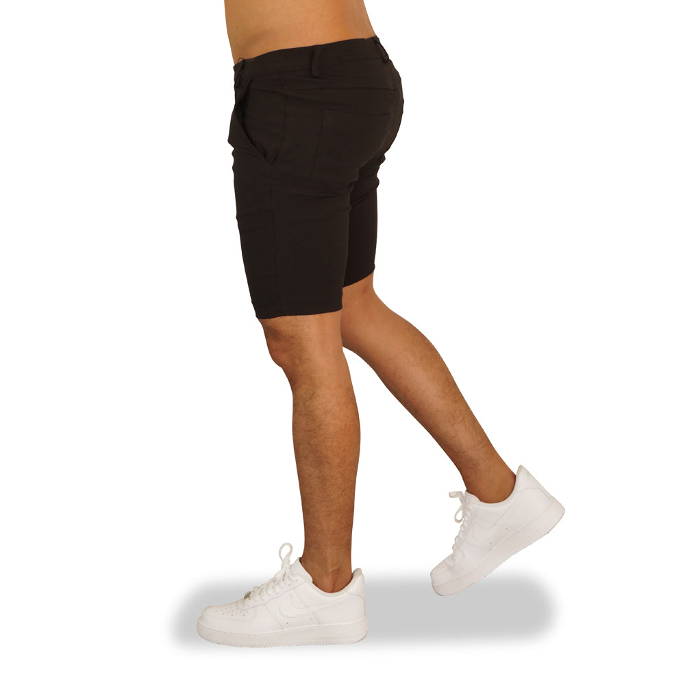 Short Skinny Ultra Stretch Chino Negro