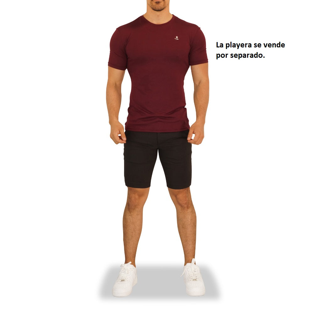 Short Skinny Ultra Stretch Chino Negro