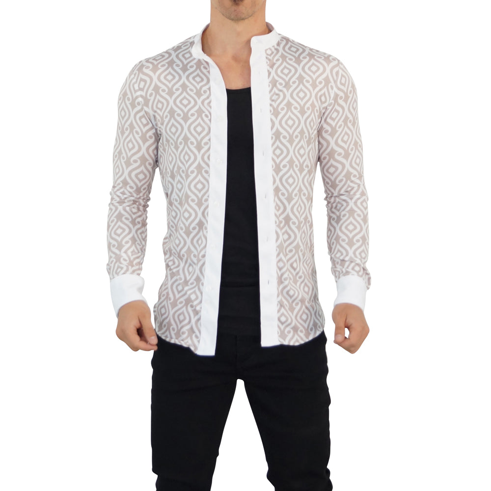Camisa Resort Shirt Mao Day Tulum John Leopard