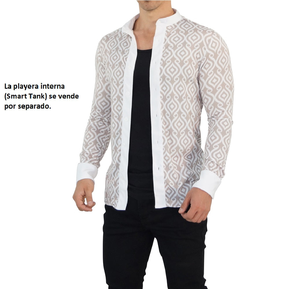 Camisa Resort Shirt Mao Day Tulum John Leopard