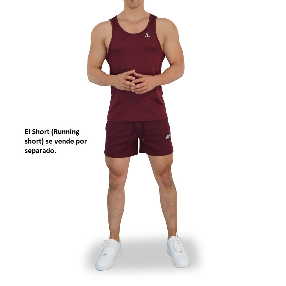 Light Running Tank Burgundy