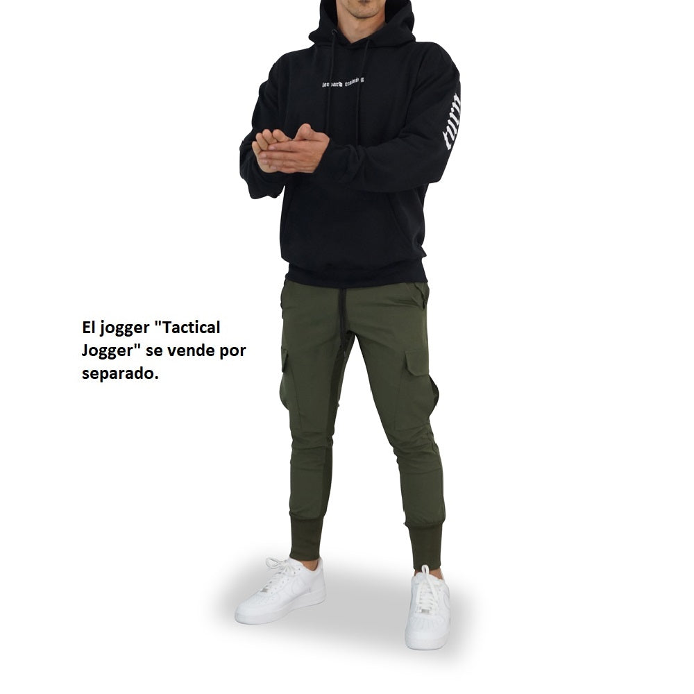 Oversized Hoodie Turn The Pain Black