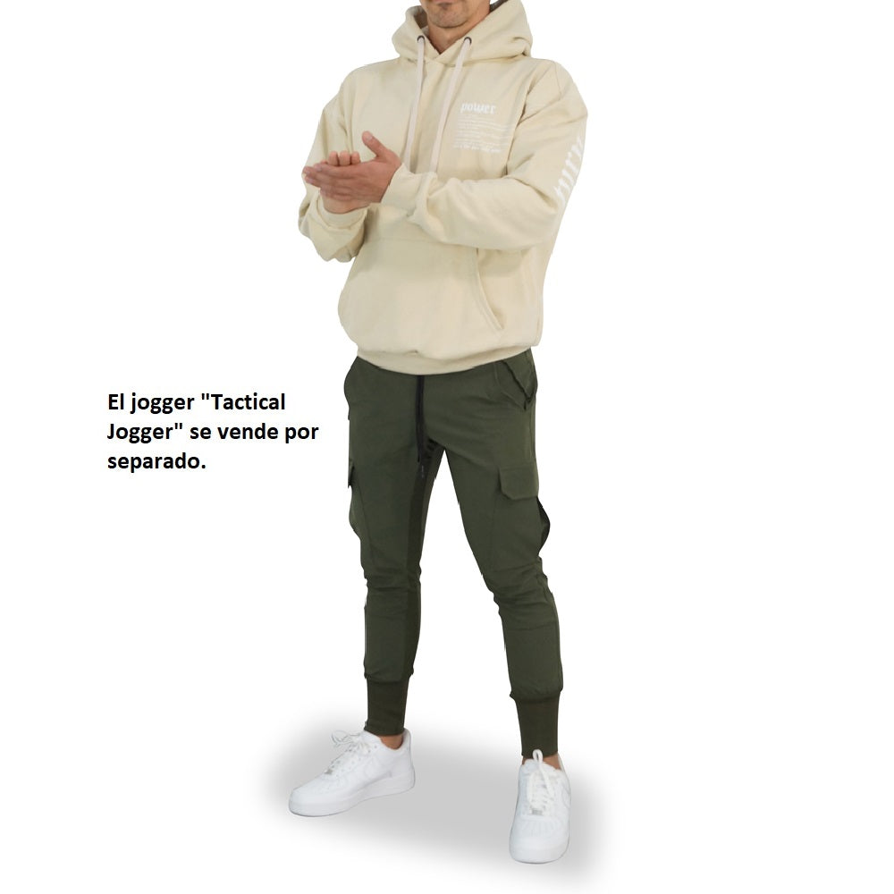 Oversized Hoodie Turn The Pain Sand