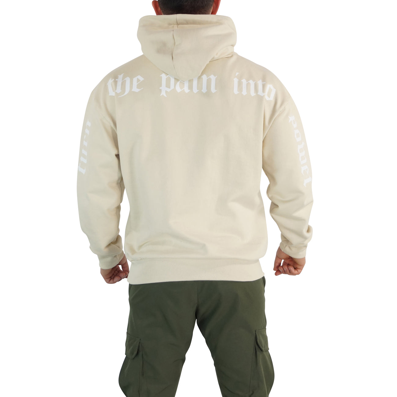 Oversized Hoodie Turn The Pain Sand