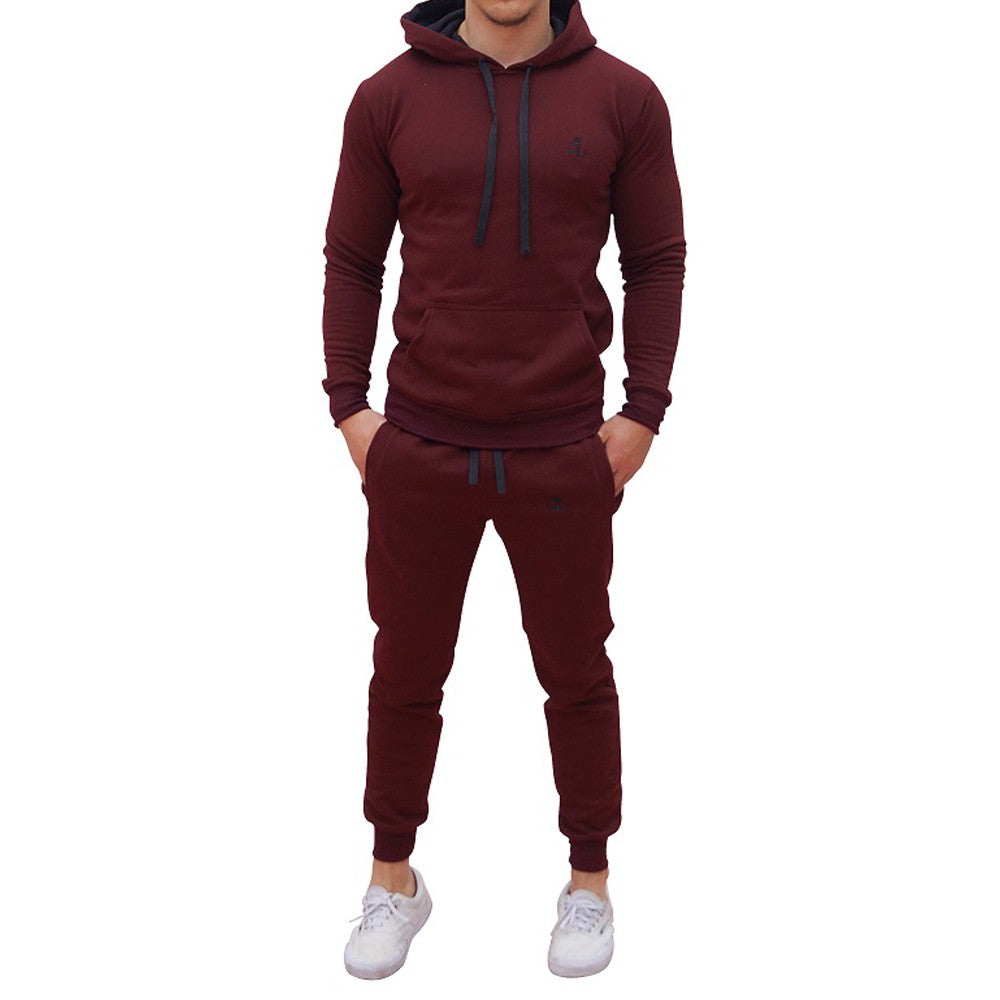 Pants Sweatshirt And Wine Pants With Black Logo