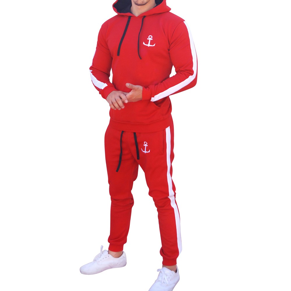 Pants Sweatshirt And Red Pants White Stripe