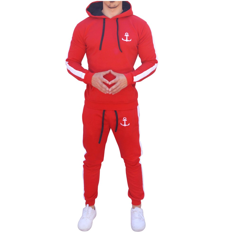Pants Sweatshirt And Red Pants White Stripe