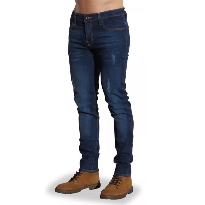 Slim Fit Jeans Washed Navy Blue