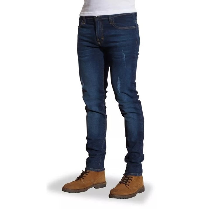 Slim Fit Jeans Washed Navy Blue