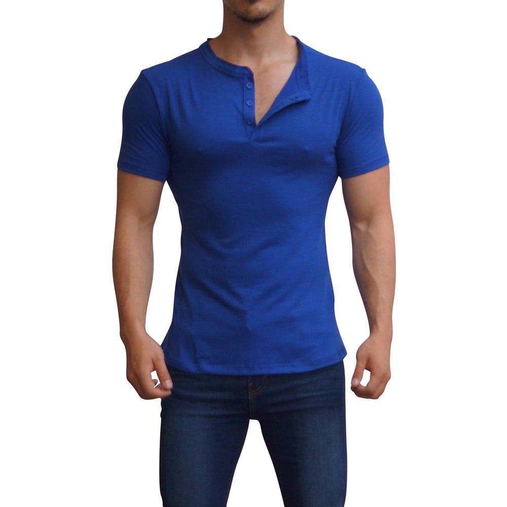 King Short Sleeve Henley T-shirt
