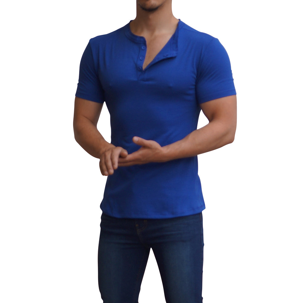 King Short Sleeve Henley T-shirt