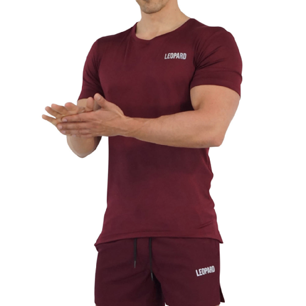Training Top Running Burgundy