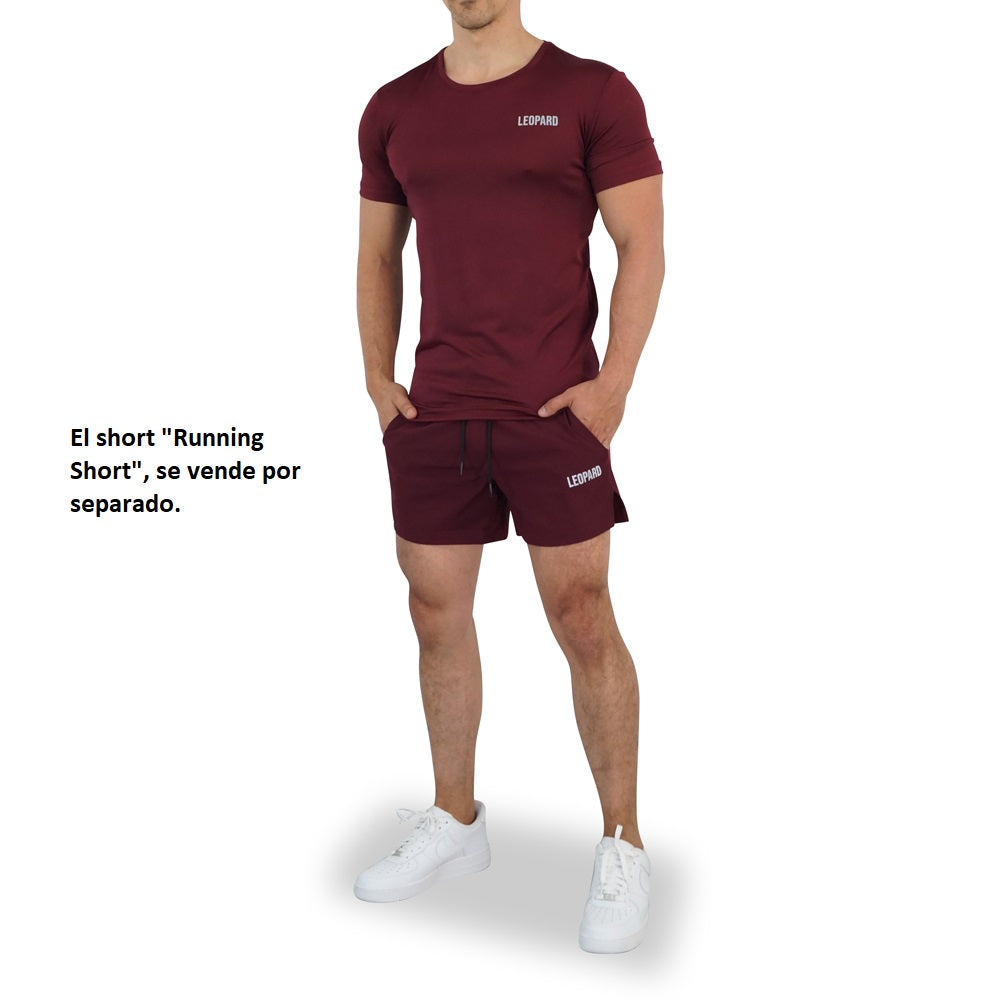 Training Top Running Burgundy