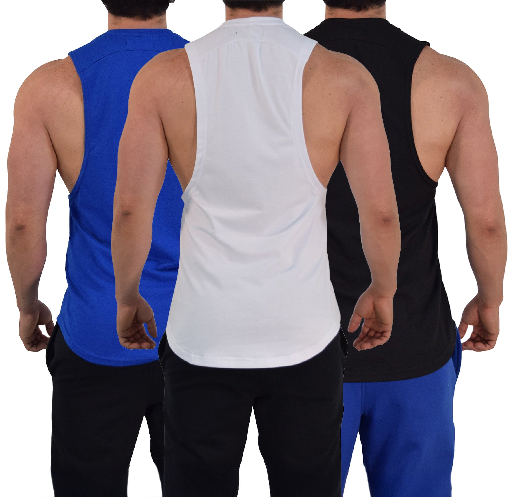 Element Sleeveless 3 Pack Brushed Black-White-Royal