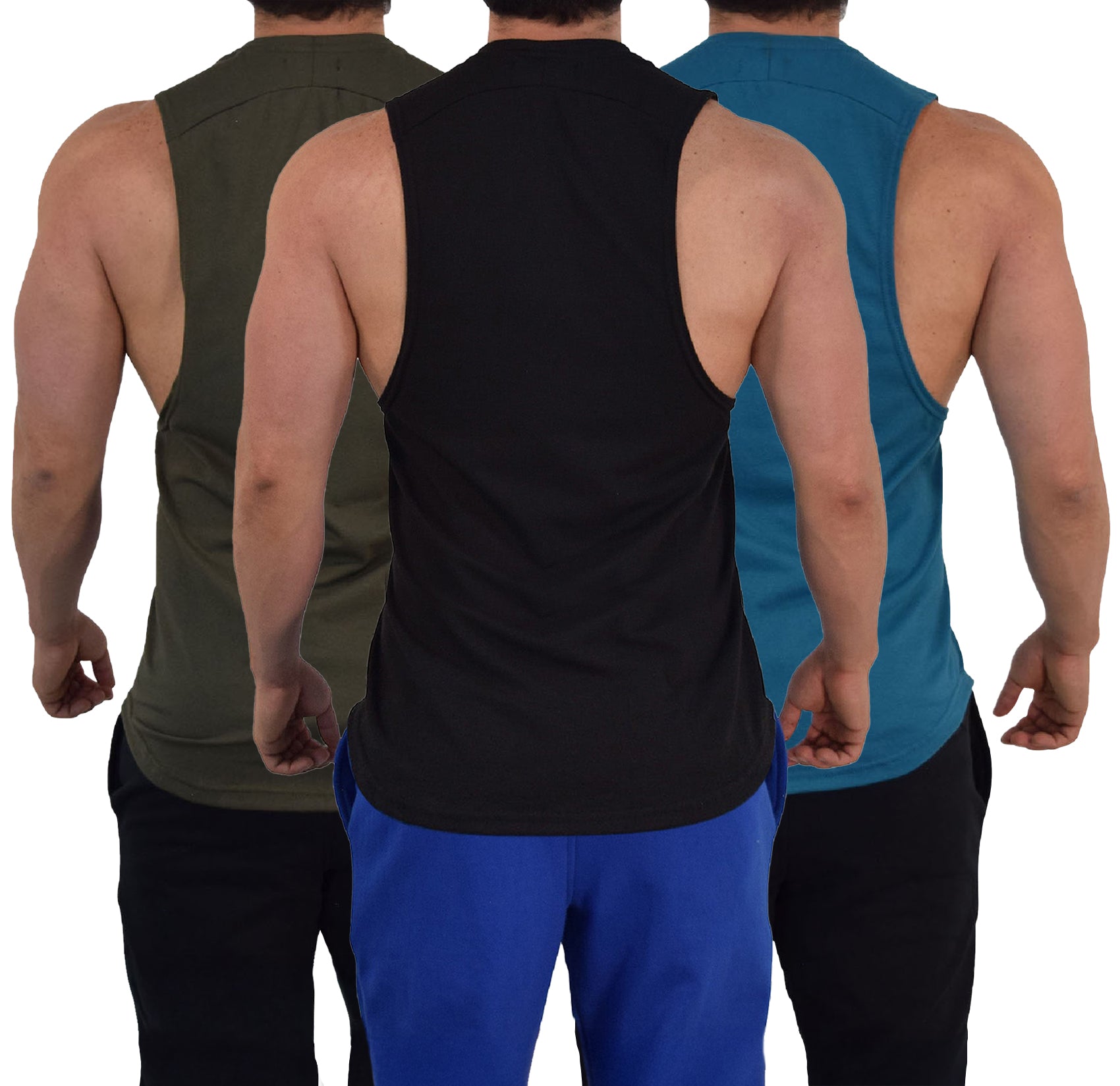 Element Sleeveless 3 Pack  Black Brushed - Teal - Olive