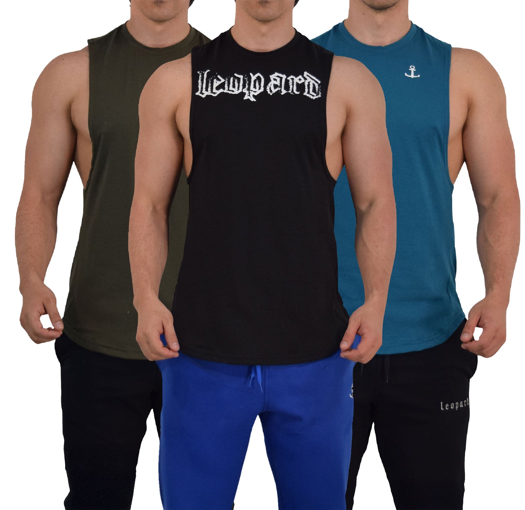 Element Sleeveless 3 Pack  Black Brushed - Teal - Olive