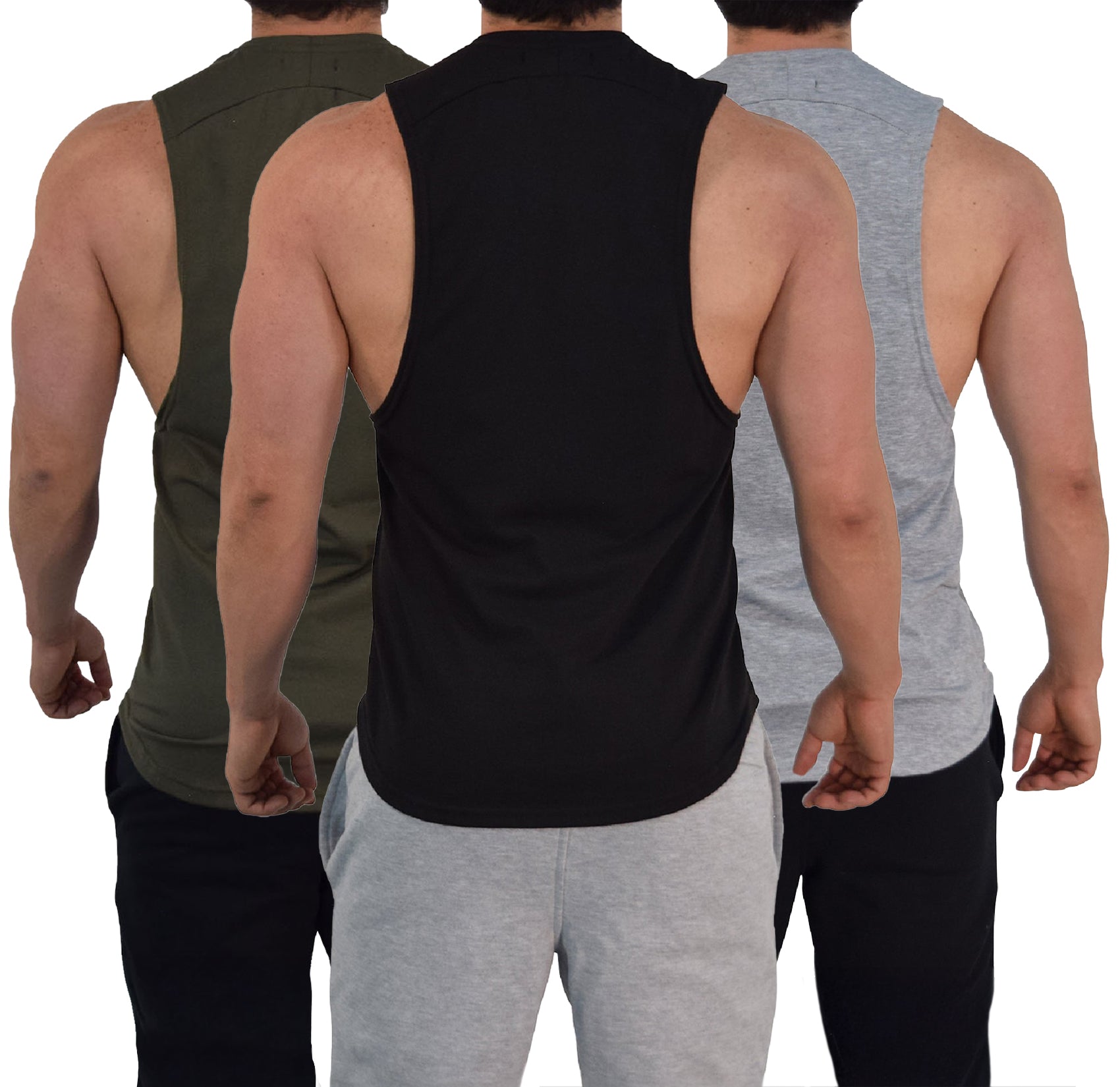 Element Sleeveless 3 Pack  Black - Olive - Gray