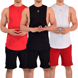 Legacy Sleeveless 3 Pack Red Black Red - Black White Litmus - White Red Red