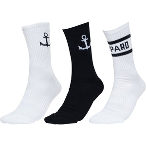 Black Sock White Anchor