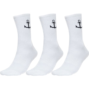 Black Sock White Anchor