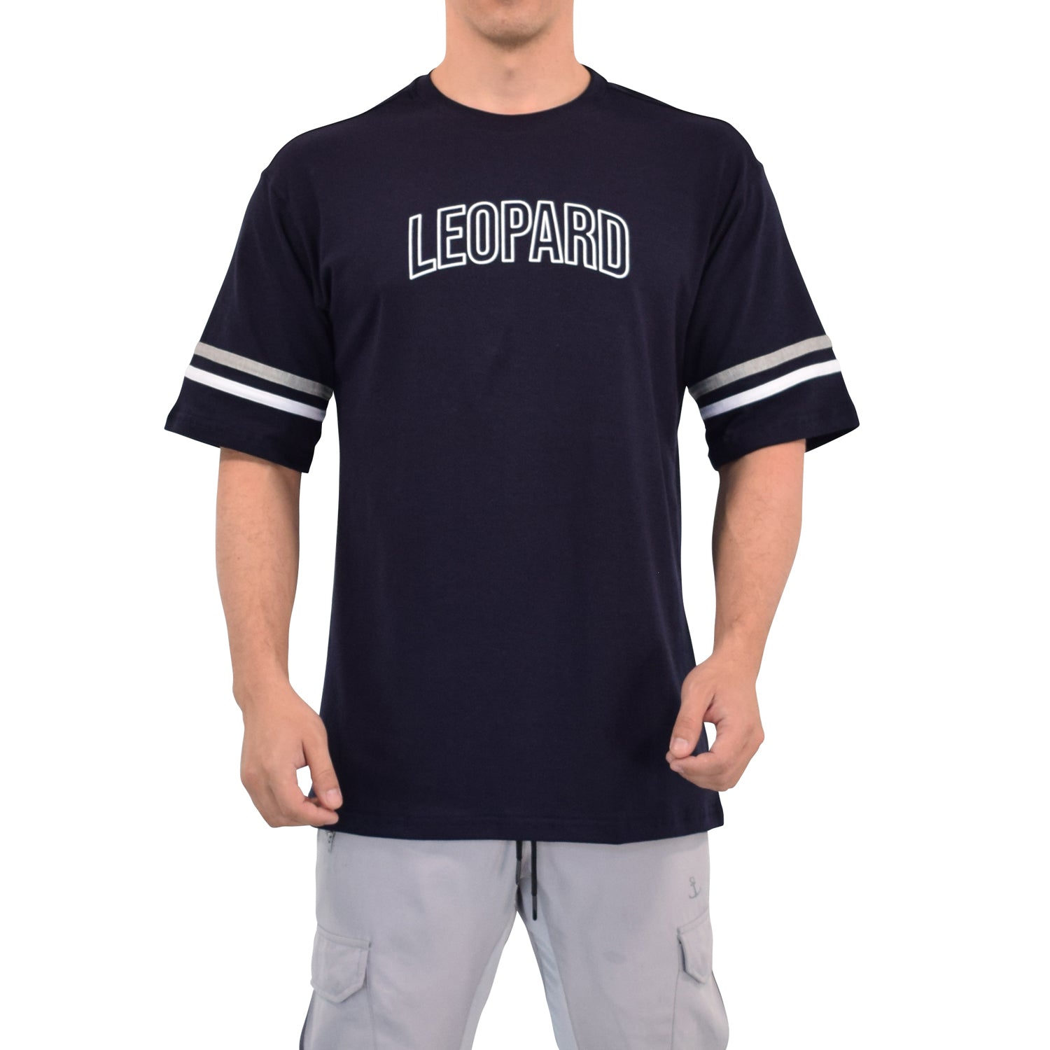 Playera Oversized Varsity Navy