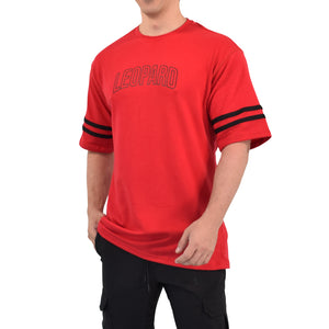 Playera Oversized Varsity Red