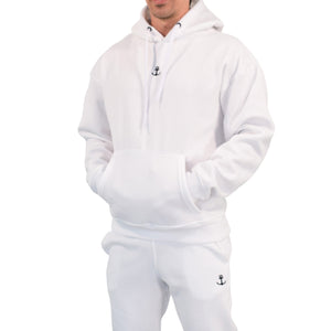 Chillout Oversized Fleece Hoodie White